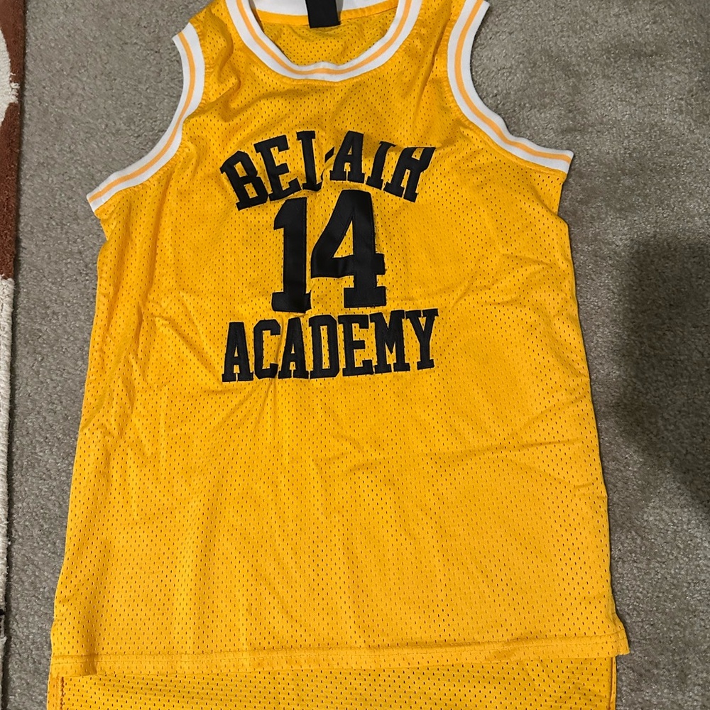 Bel-Air Academy Men’s Yellow Basketball Jersey